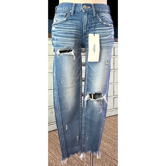 Moussy Isko Distressed Jeans 25 - Picture 1 of 11
